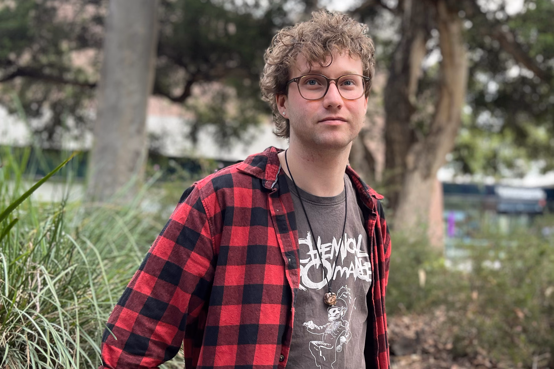 John Sopar on campus at Monash University